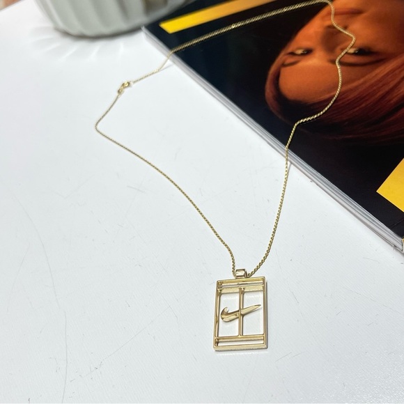 (new) Nike court pendant repurposed to be necklace or decor (without tag) - Picture 3 of 6